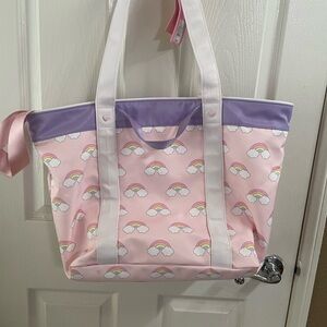 Stoney Clover Lane Pink and Lavender Rainbow Tote